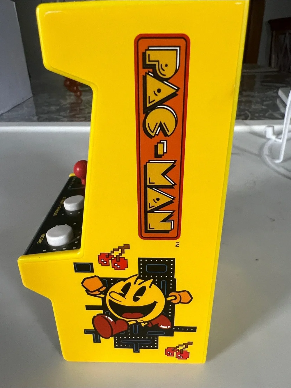 Pac-Man Mini Arcade Console - Yellow and Black